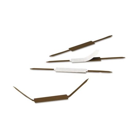 Smead Smead, STANDARD SELF-ADHESIVE FASTENERS, 2in CAPACITY, 2.75in CENTER TO CENTER, BROWN, 100PK 68220